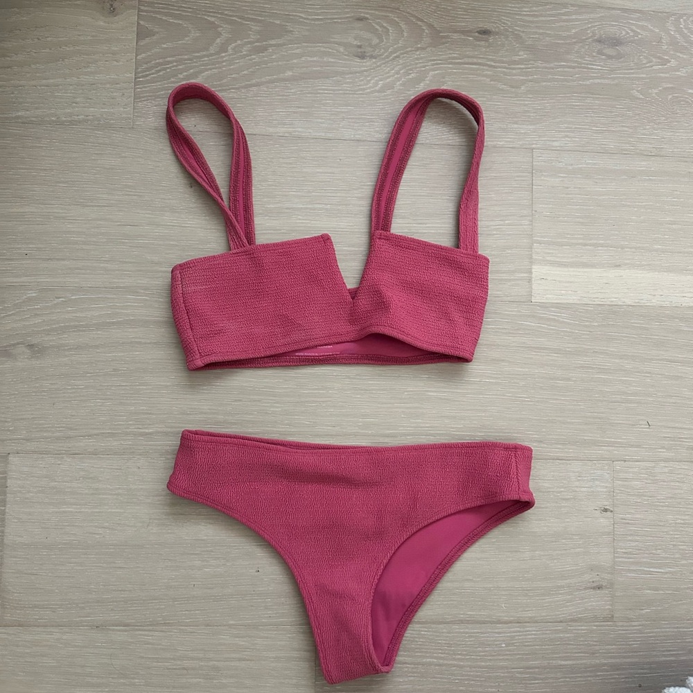 Wanderlust x Posse Pink Bikini Set